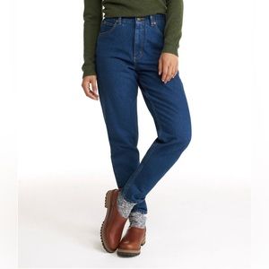 Women's L.L. Bean Double L Jeans- Ultra High-Rise Comfort Waist with Tapered Leg
